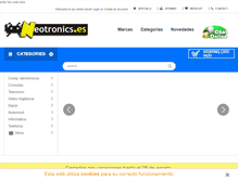 Tablet Screenshot of neotronics.es